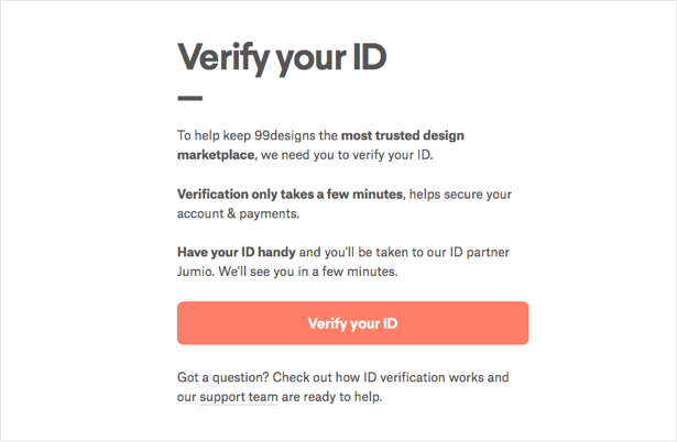 how to verify your  account in  studio