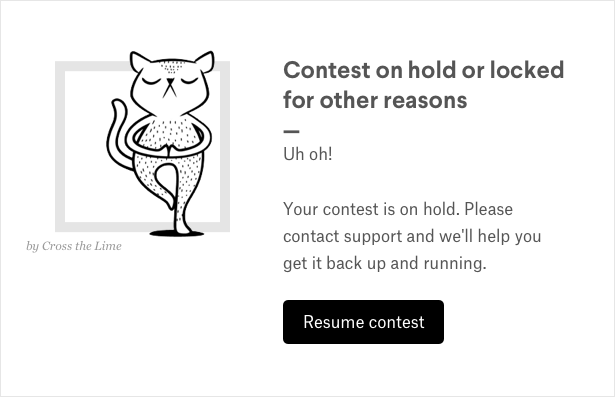 What is a held contest? – 99designs Help Center